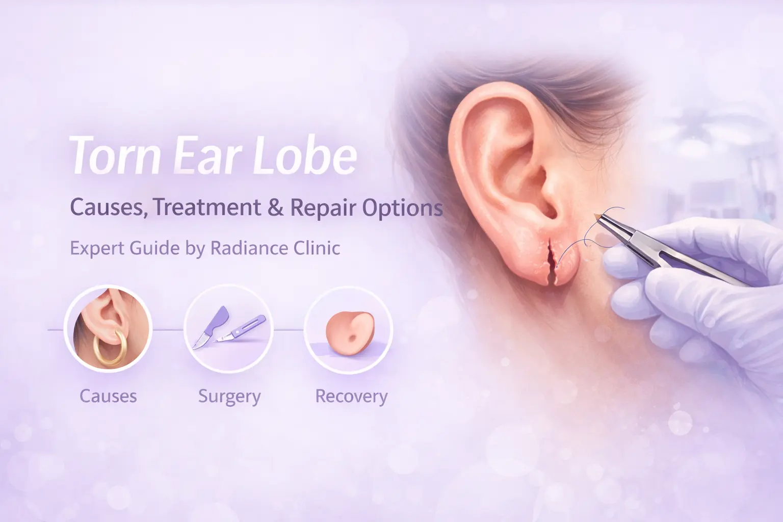 Torn Ear Lobe: Causes, Treatment & Repair Options