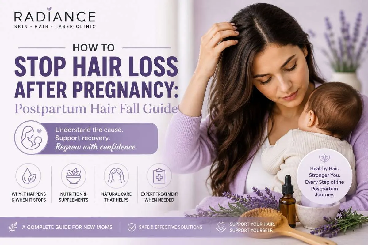 Cover-How to Stop Hair Loss After Pregnancy: