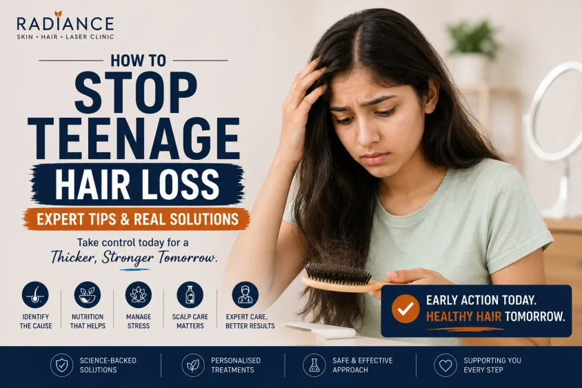 cover- How to Stop Hair Loss in Teenage Girls: Causes & Real Solutions