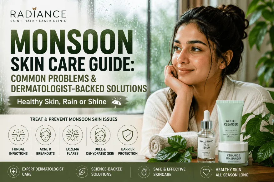Monsoon Skin Care Guide: Common Problems & Dermatologist-Backed Solutions