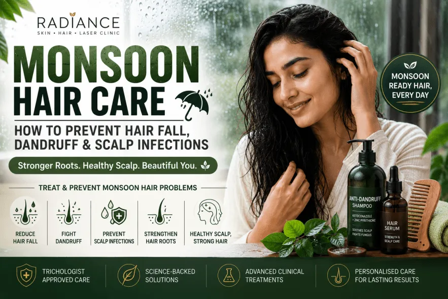 Monsoon Hair Care: How to Prevent Hair Fall, Dandruff & Scalp Infections