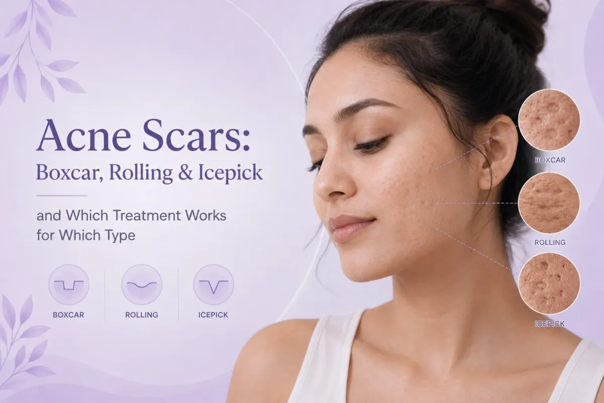 Acne Scars: Boxcar, Rolling & Icepick and Which Treatment Works for Which Type